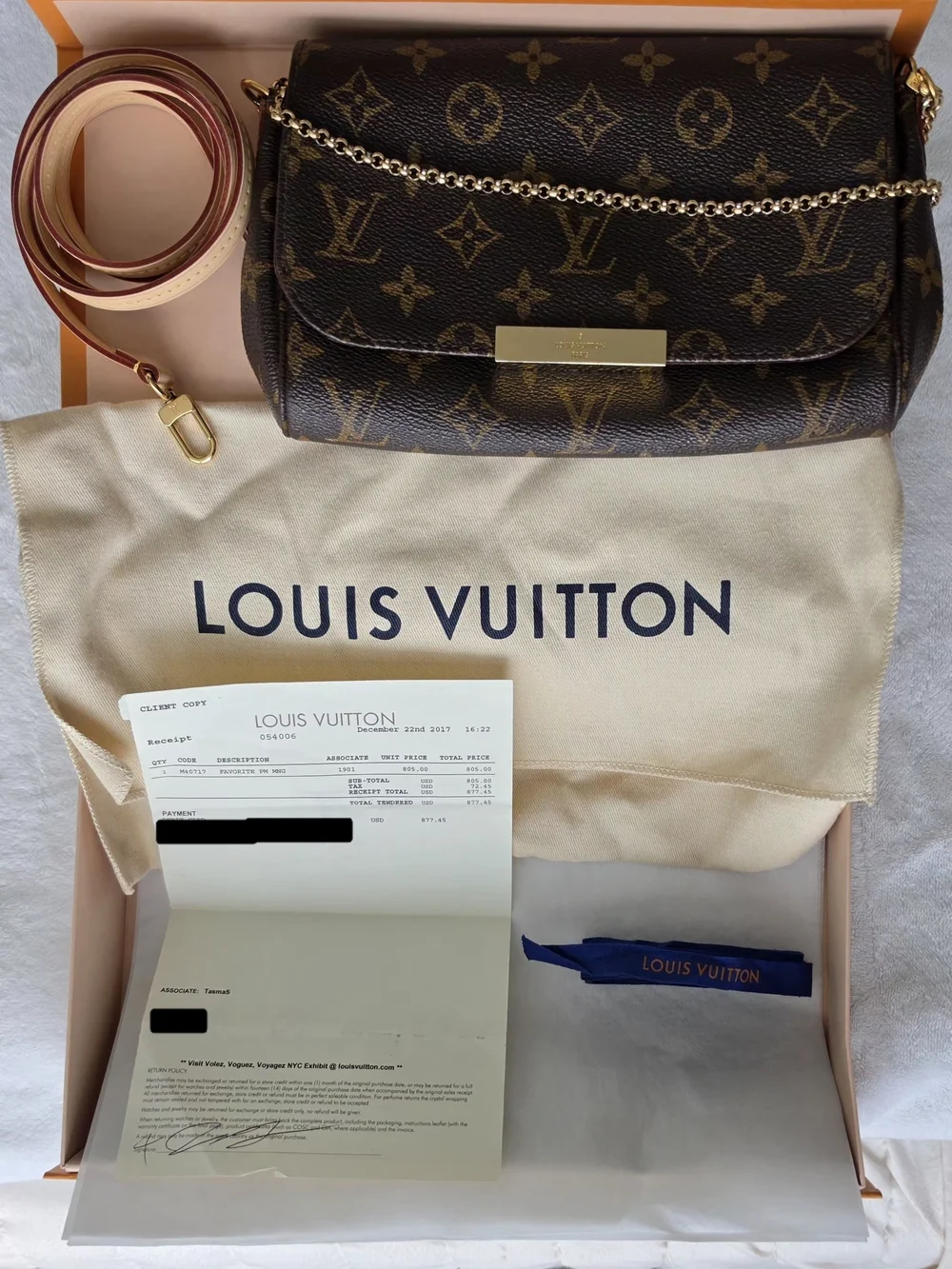 Louis Vuitton Brown Monogram Chain Pochette Shoulder Bag